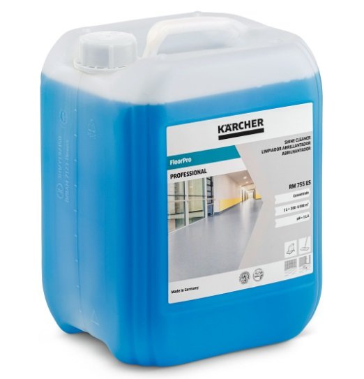 DETERGENTE SUELOS DUROS RM-755 ABRILLANTADOR 10 l. KARCHER